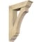 Ekena Millwork Imperial Traditional Rough Sawn Bracket w/ Offset Brace, Douglas Fir, 8"W x 30"D x 42"H BKT0806X30X42IMP01RDF - alternate 1
